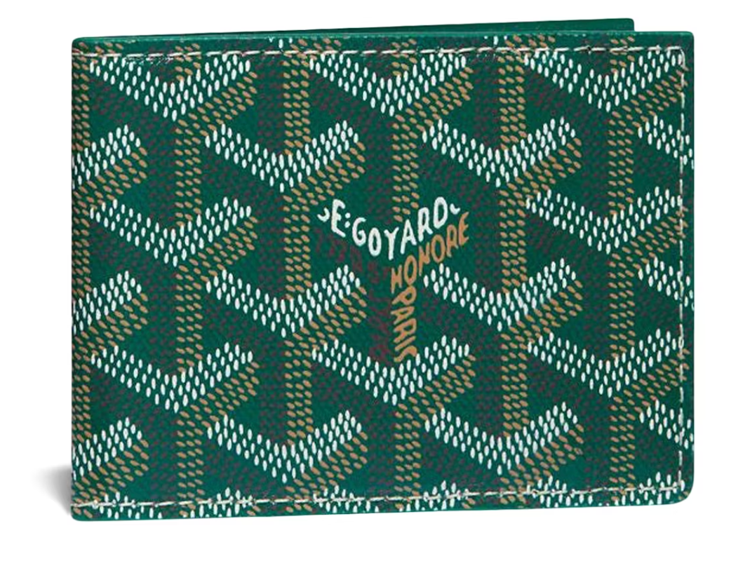 Goyard Victorie Insert Card Holder Green