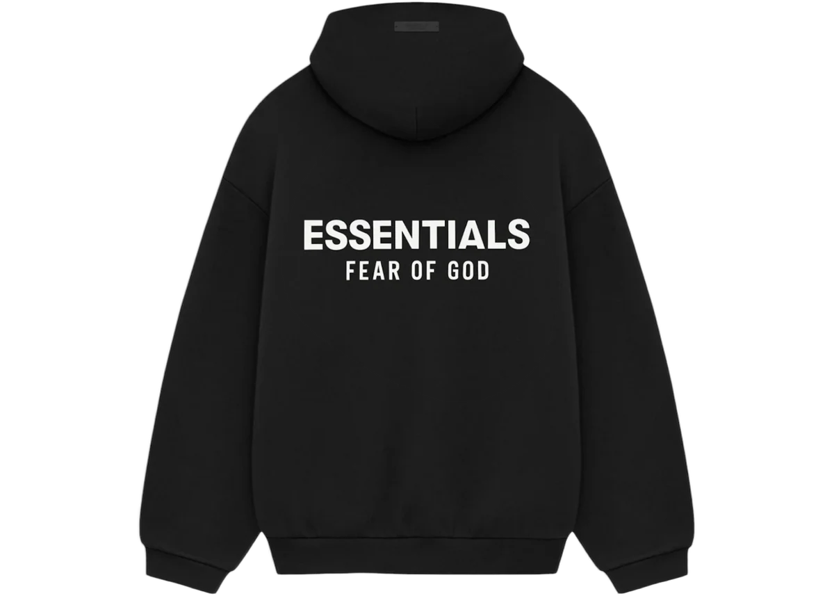 Fear of God Essentials Fleece Hoodie Black