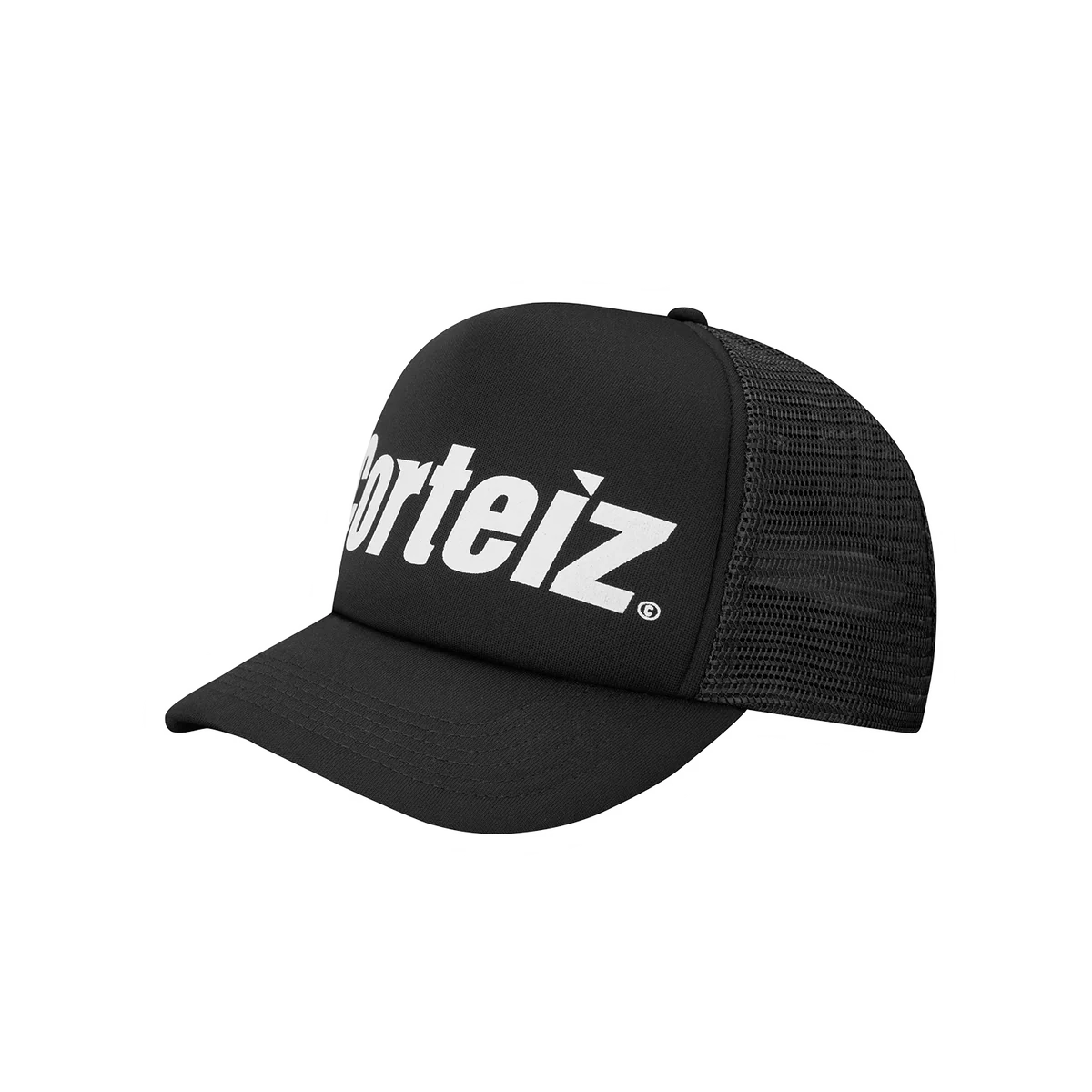 Corteiz Rental Trucker Hat Black