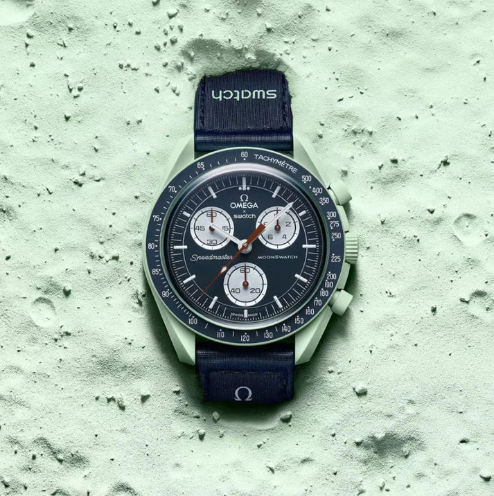 時計 OMEGA Speedmaster Mission ON EARTH MISSION ON EARTH - Bioceramic MoonSwatch Collection