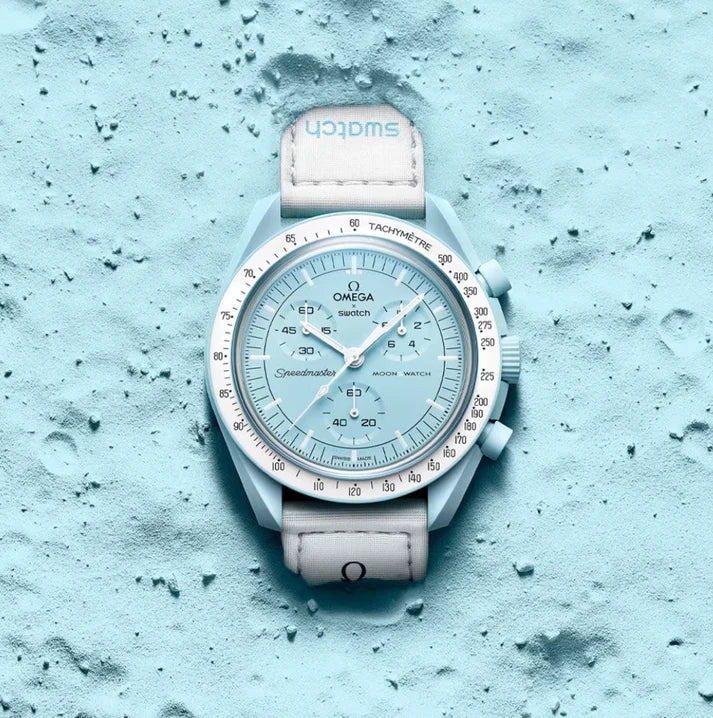 Swatch x Omega Bioceramic Moonswatch Mission to Uranus – Newcop Dubai
