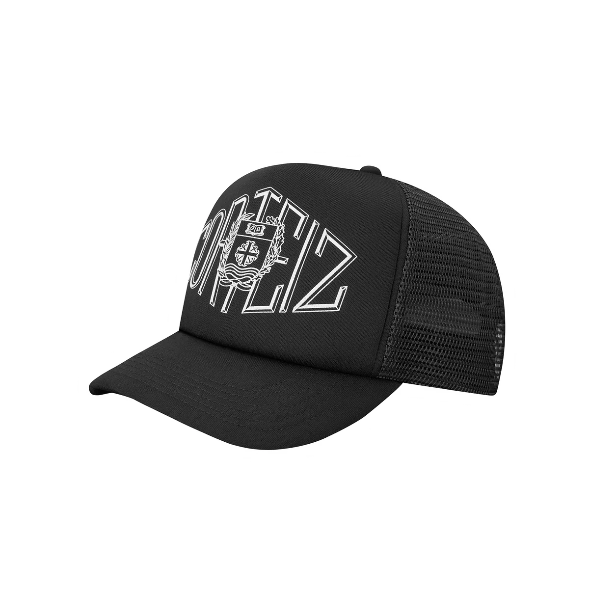 Corteiz Sophmore Trucker Hat Black