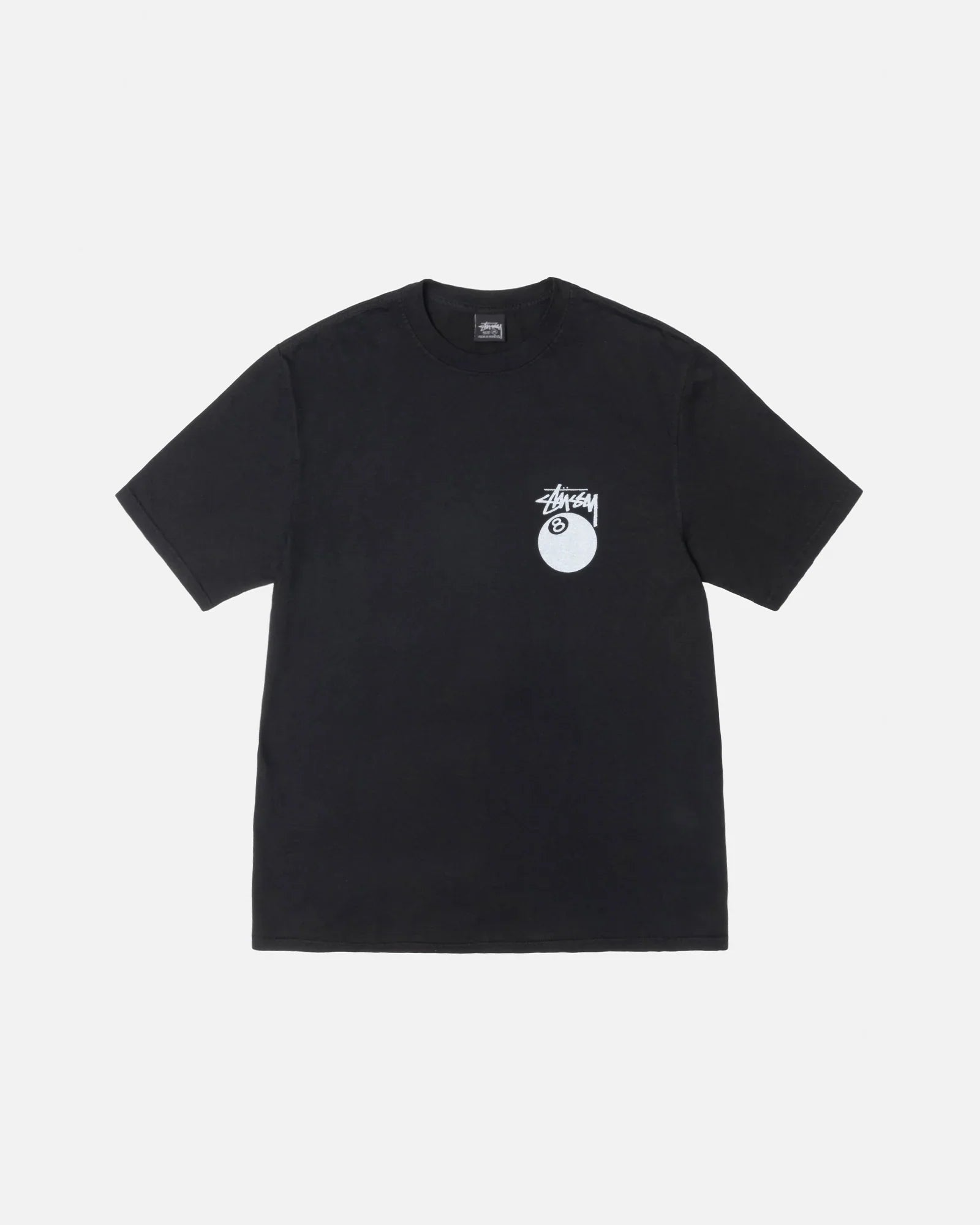 Stussy 8 Ball Tee Pigment Dyed Black