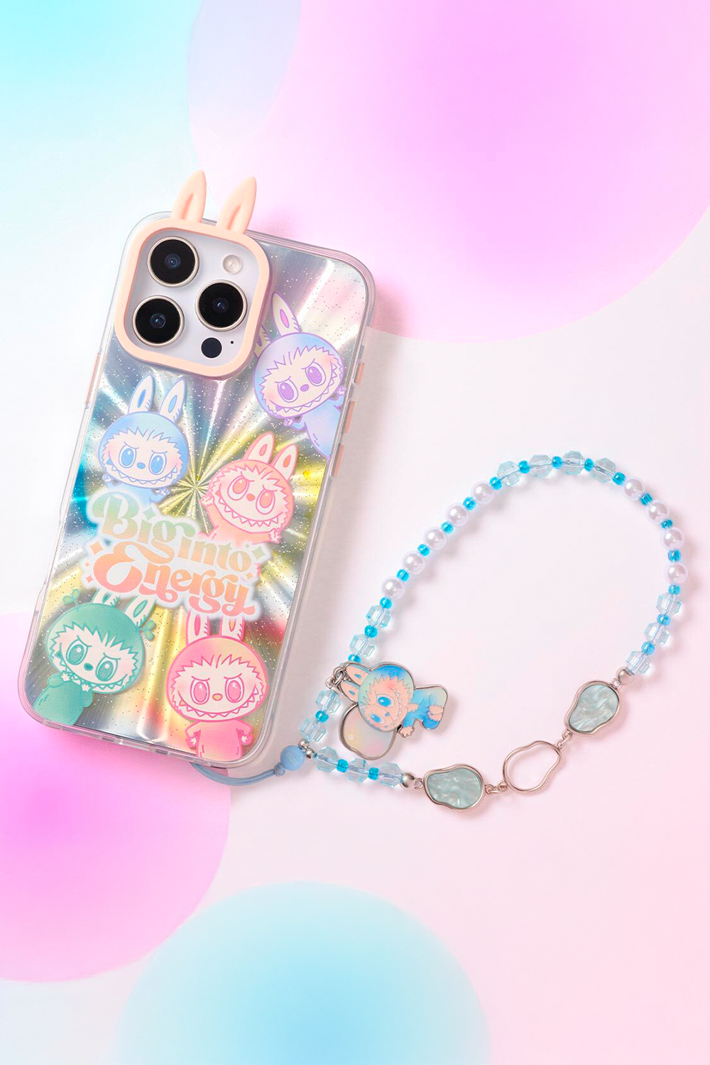 Pop Mart Labubu The Monsters Big into Energy Series Phone Charm
