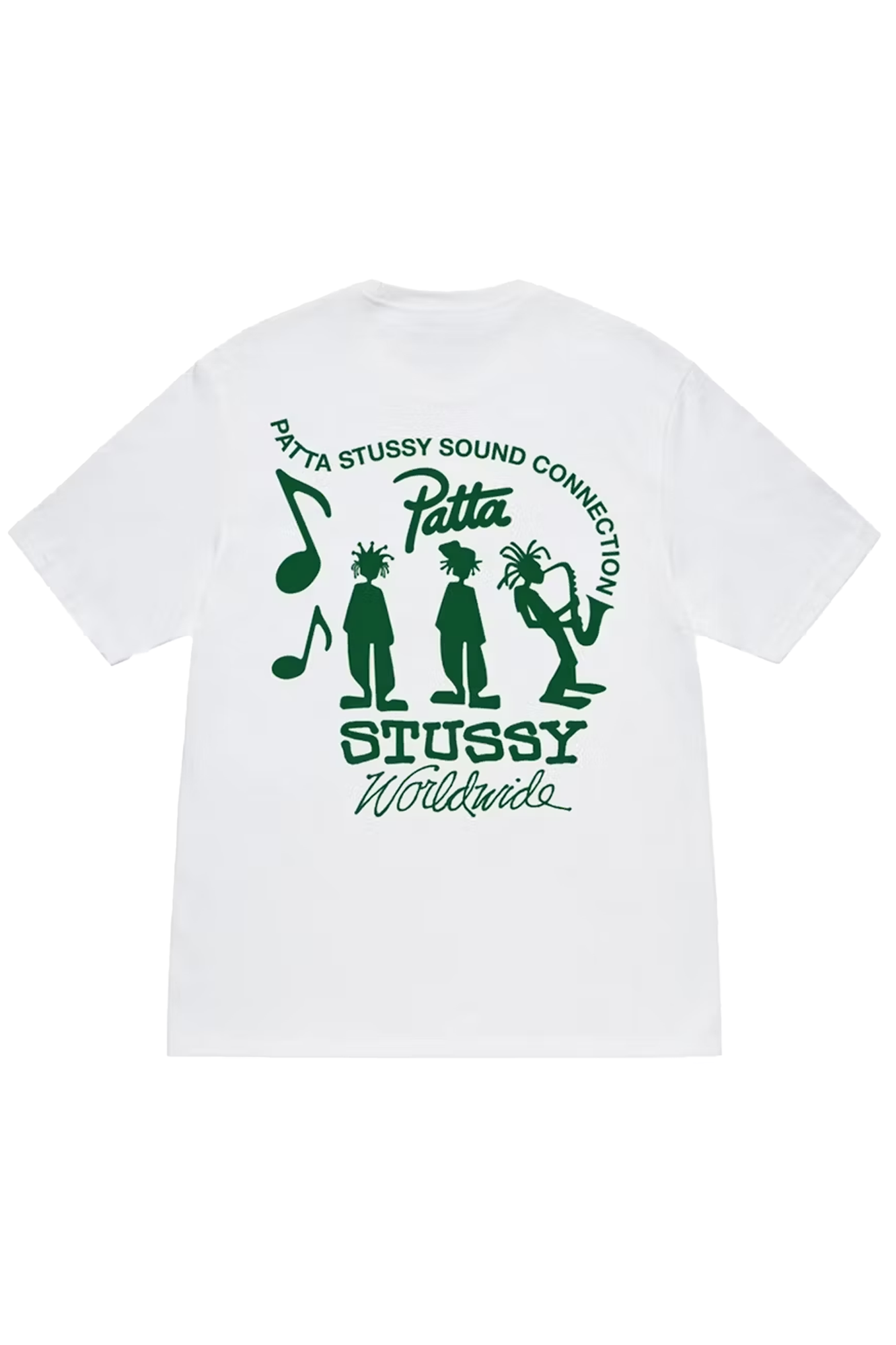 Stussy x Patta Sound Connection Tee White