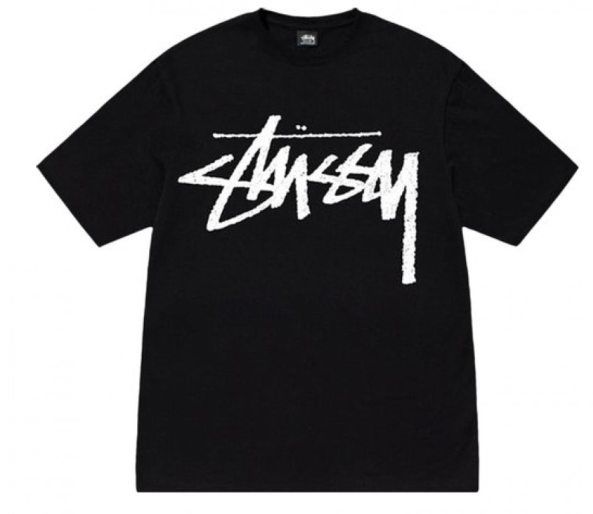 Stussy Big Stock Tee Black