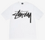 Stussy Big Stock Tee White