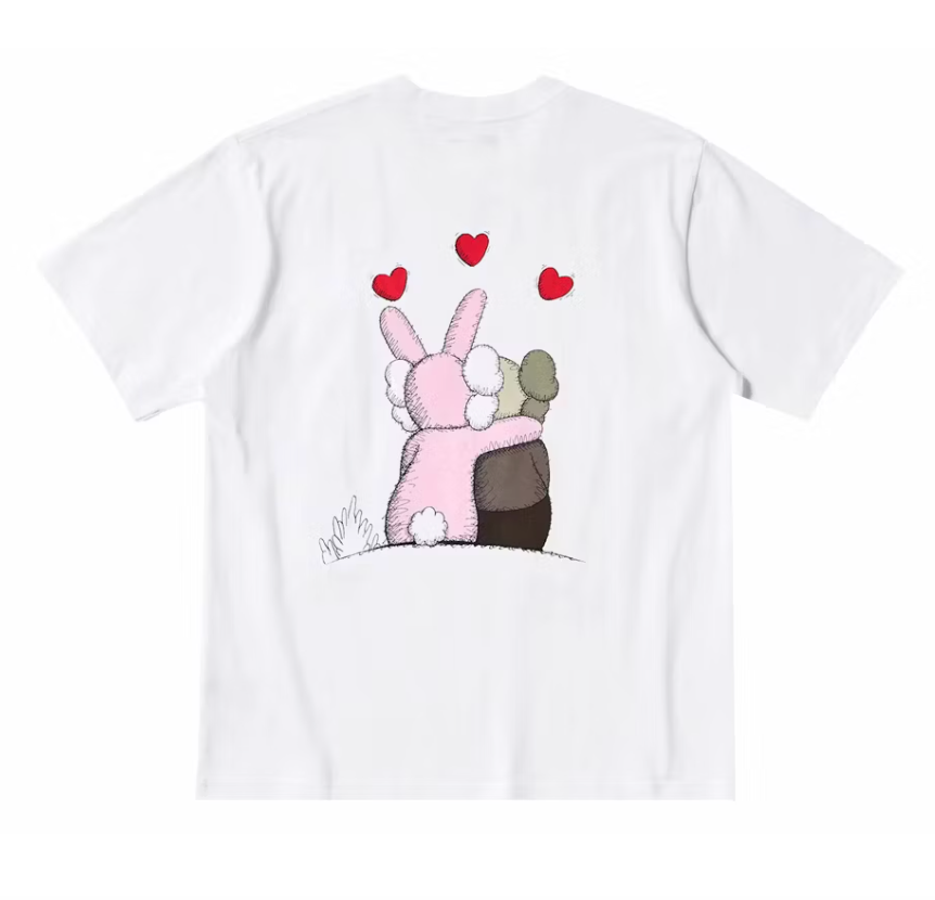 KAWS x Uniqlo Warhol UT Graphic 471321 T-shirt Pink