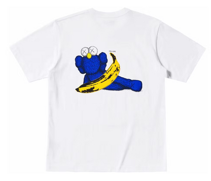 KAWS x Uniqlo Warhol UT Graphic 471321 T-shirt Blue