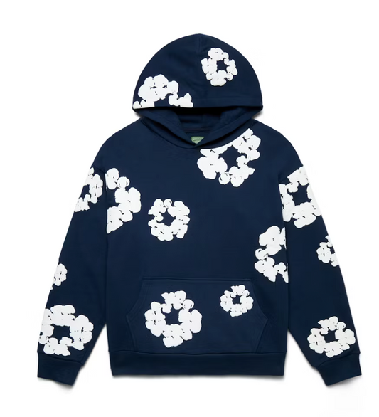 Denim Tears The Cotton Wreath Sweatshirt Navy