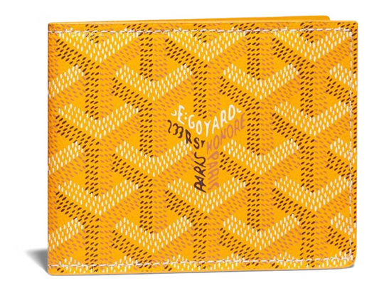 Goyard Victorie Insert Card Holder Yellow