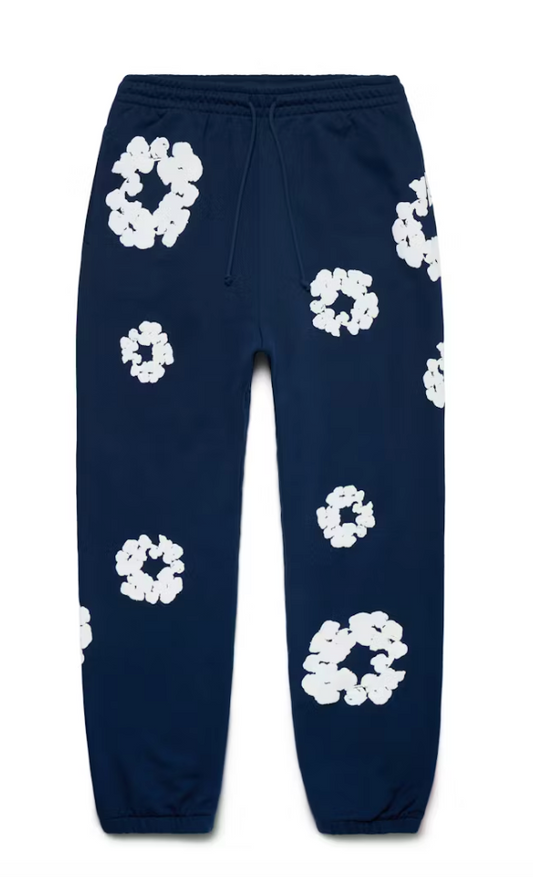 Denim Tears The Cotton Wreath Sweatpants Navy