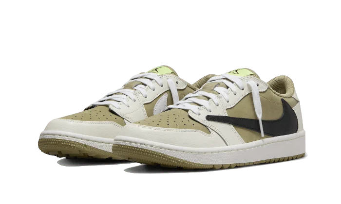 Air Jordan 1 Low Golf Travis Scott Neutral Olive