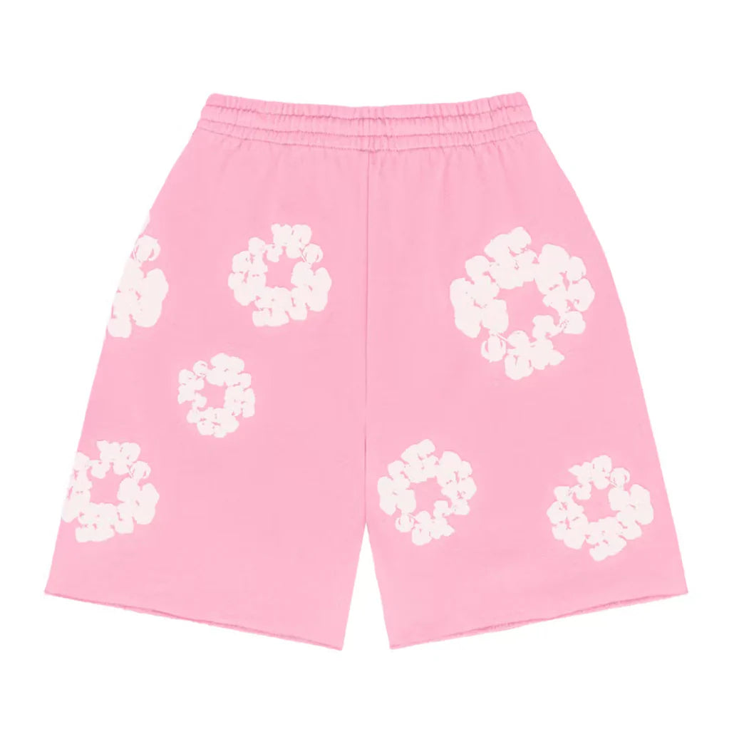 Denim Tears The Cotton Wreath Shorts Pink