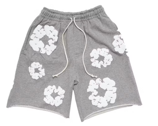Denim Tears The Cotton Wreath Shorts Grey