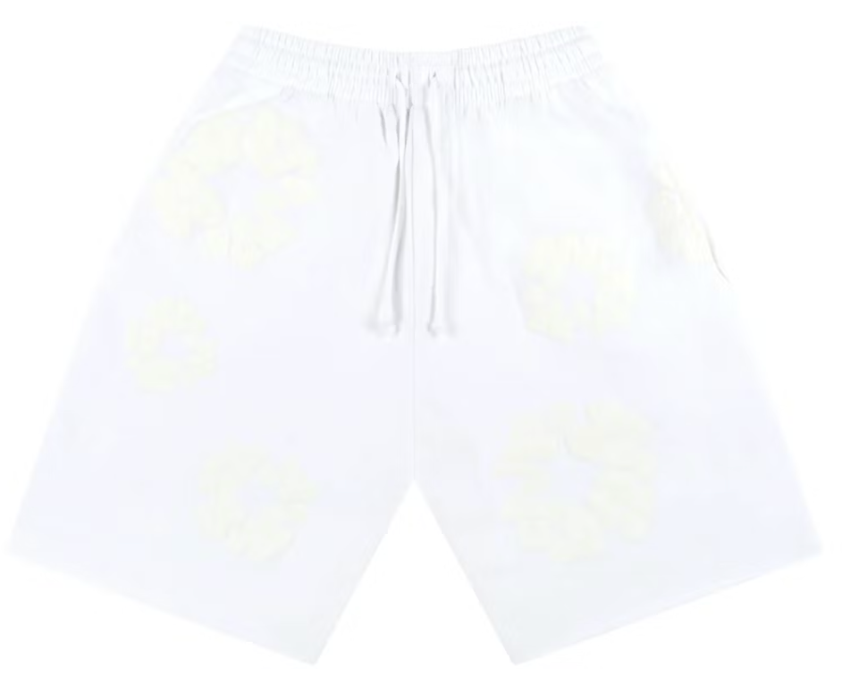Denim Tears Mono Cotton Wreath Shorts White