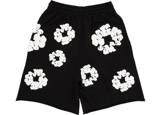Denim Tears The Cotton Wreath Shorts Black