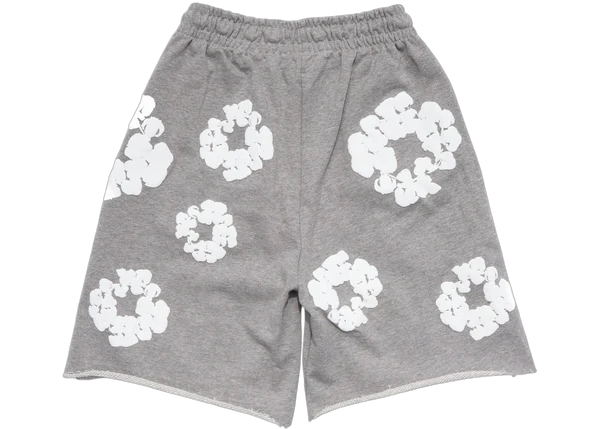 Denim Tears The Cotton Wreath Shorts Grey