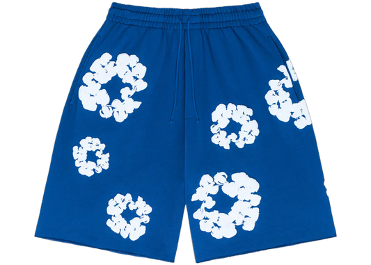 Denim Tears The Cotton Wreath Shorts Royal Blue