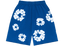 Denim Tears The Cotton Wreath Shorts Royal Blue