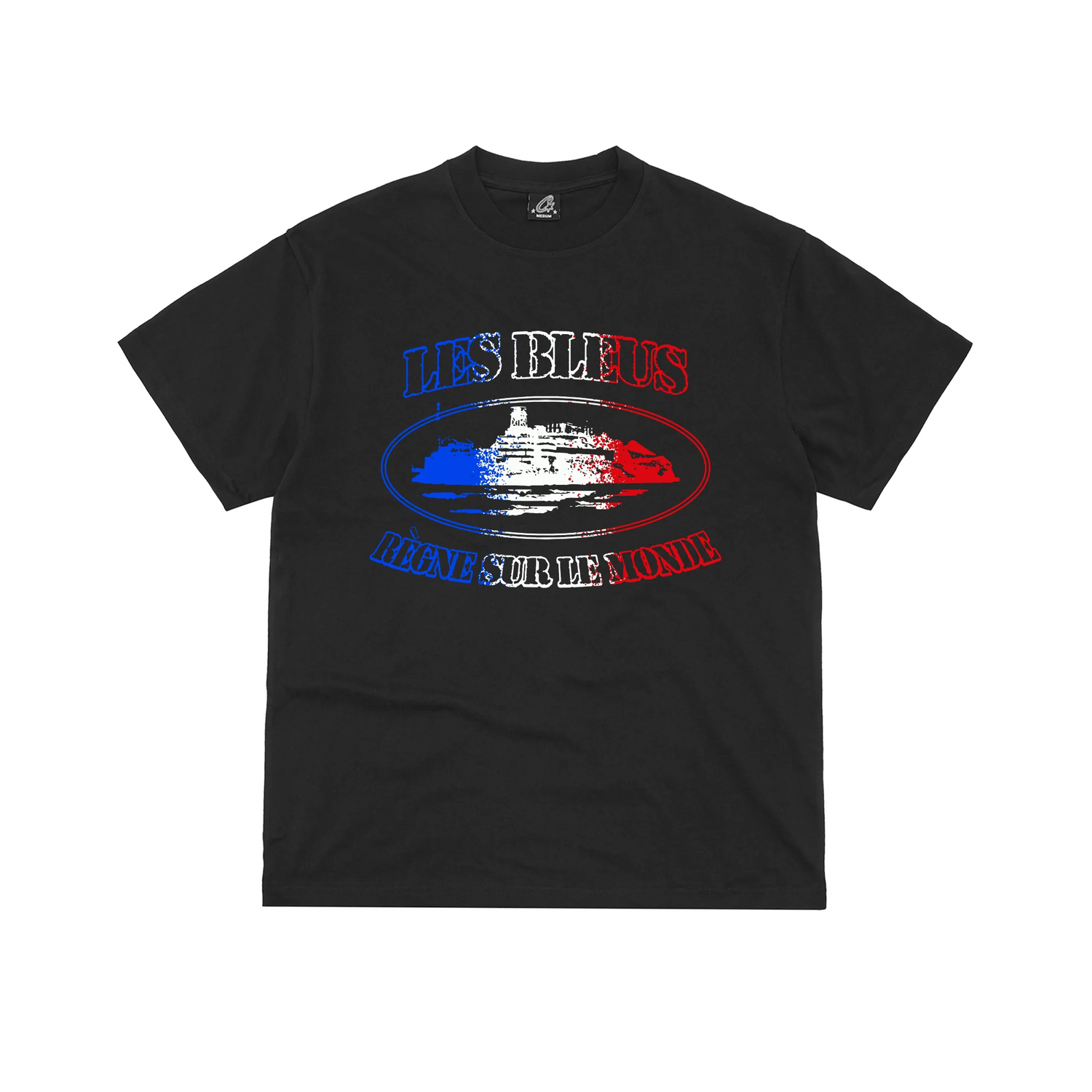 Corteiz France Alcatraz Tee Black