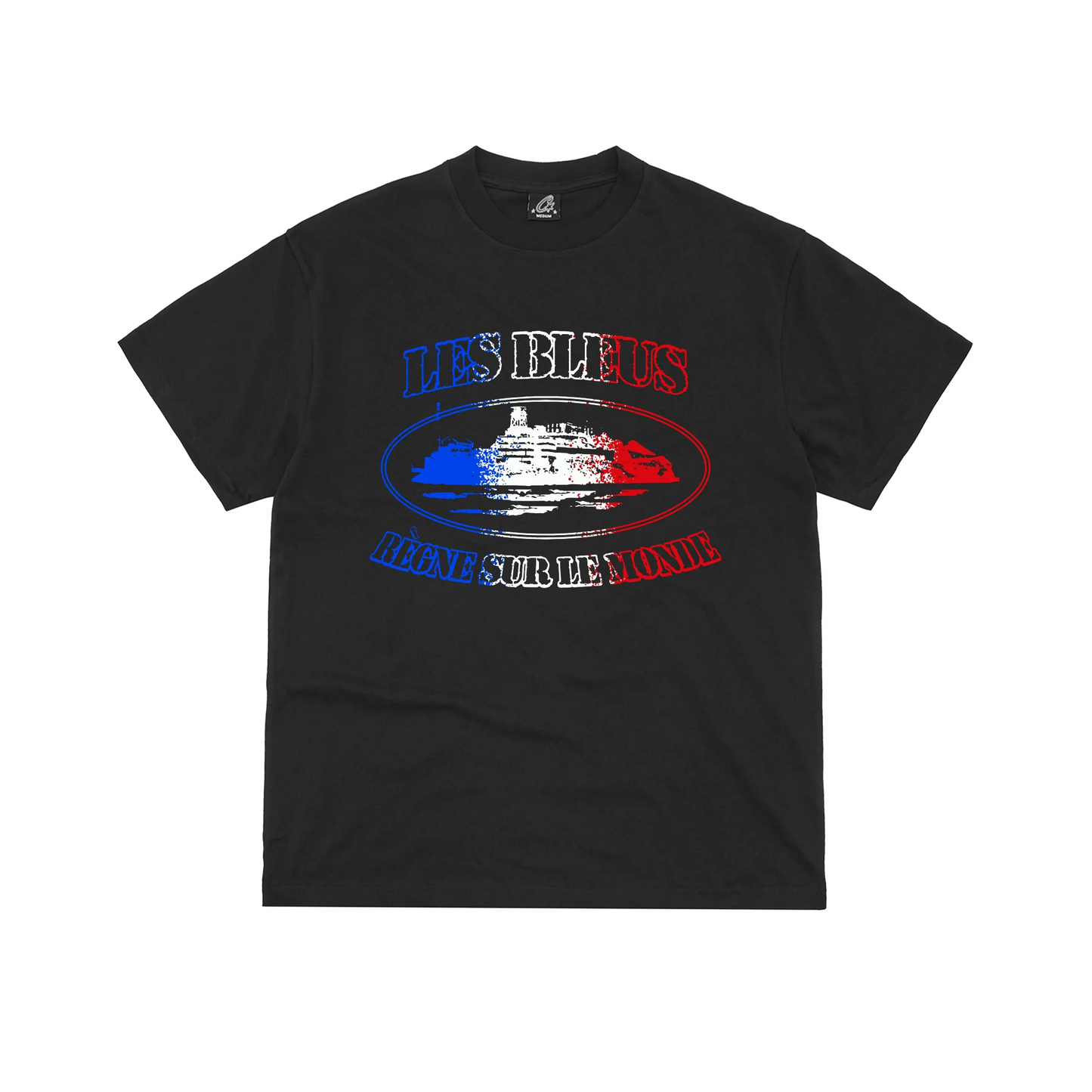 Corteiz France Alcatraz Tee Black