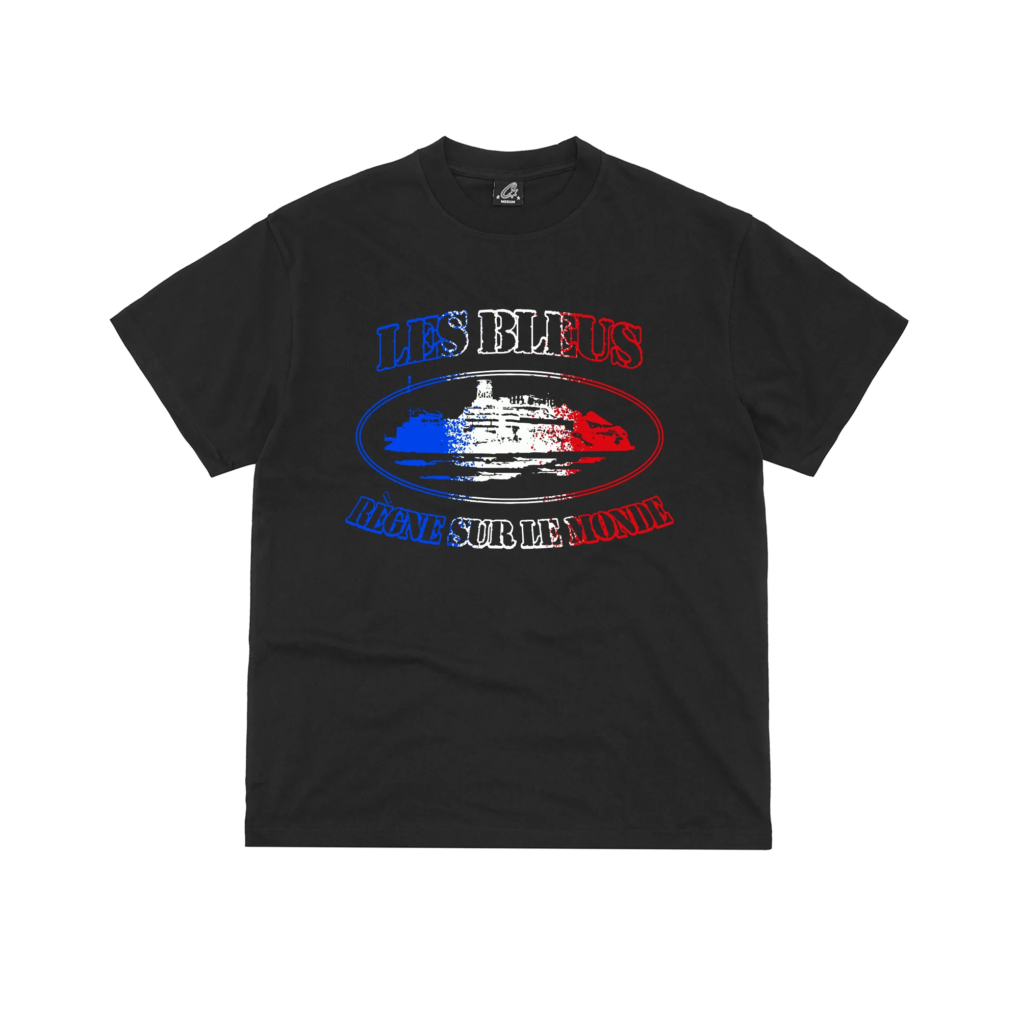 Corteiz France Alcatraz Tee Black