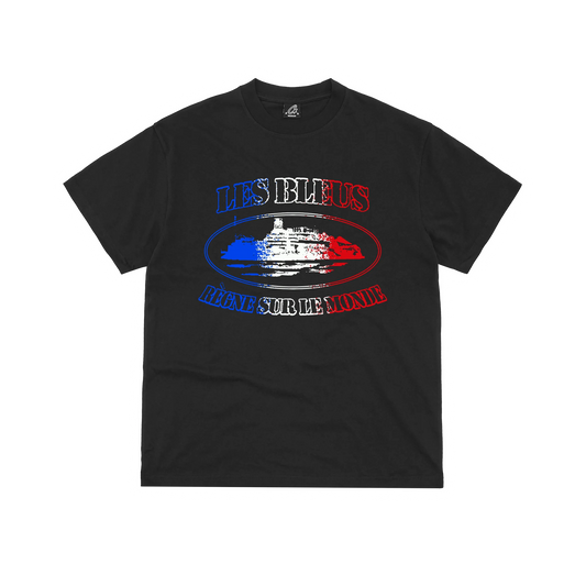 Corteiz France Alcatraz Tee Black
