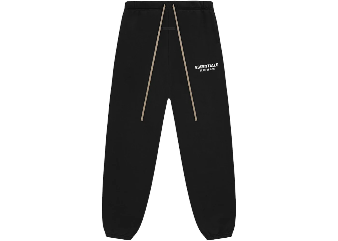 Fear of God Essentials Sweatpants Fleece Black White