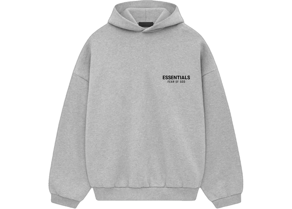 Fear Of God Essentials Fleece Hoodie Light Heather Gray