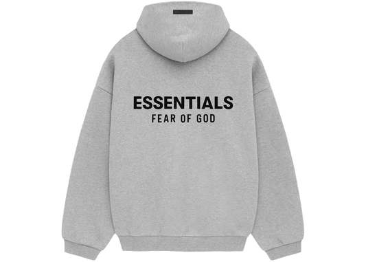 Fear Of God Essentials Fleece Hoodie Light Heather Gray