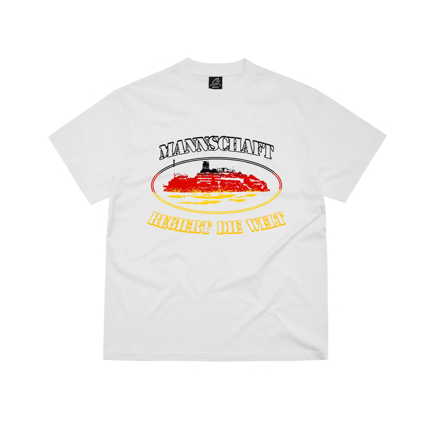 Corteiz Germany Alcatraz Tee White