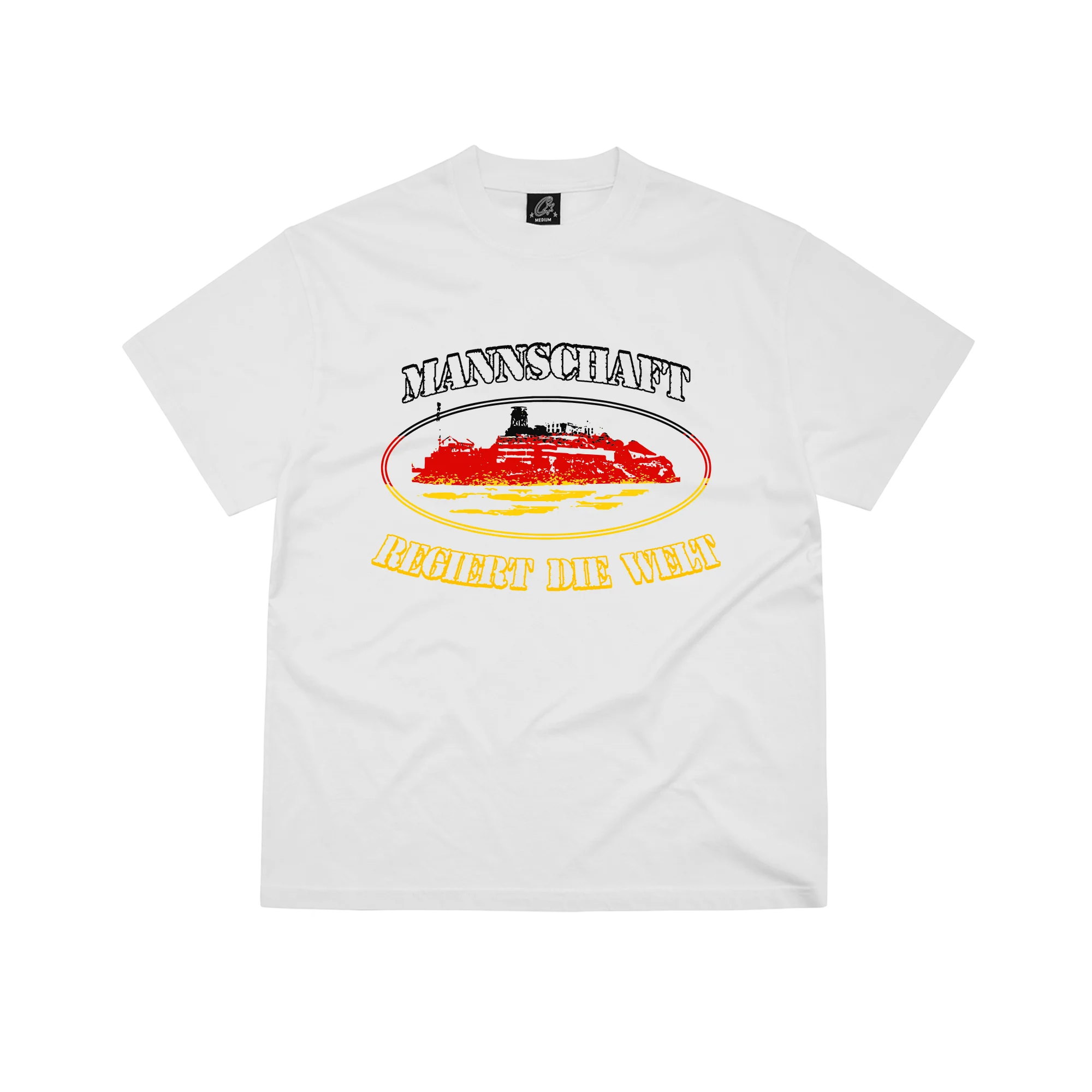 Corteiz Germany Alcatraz Tee White