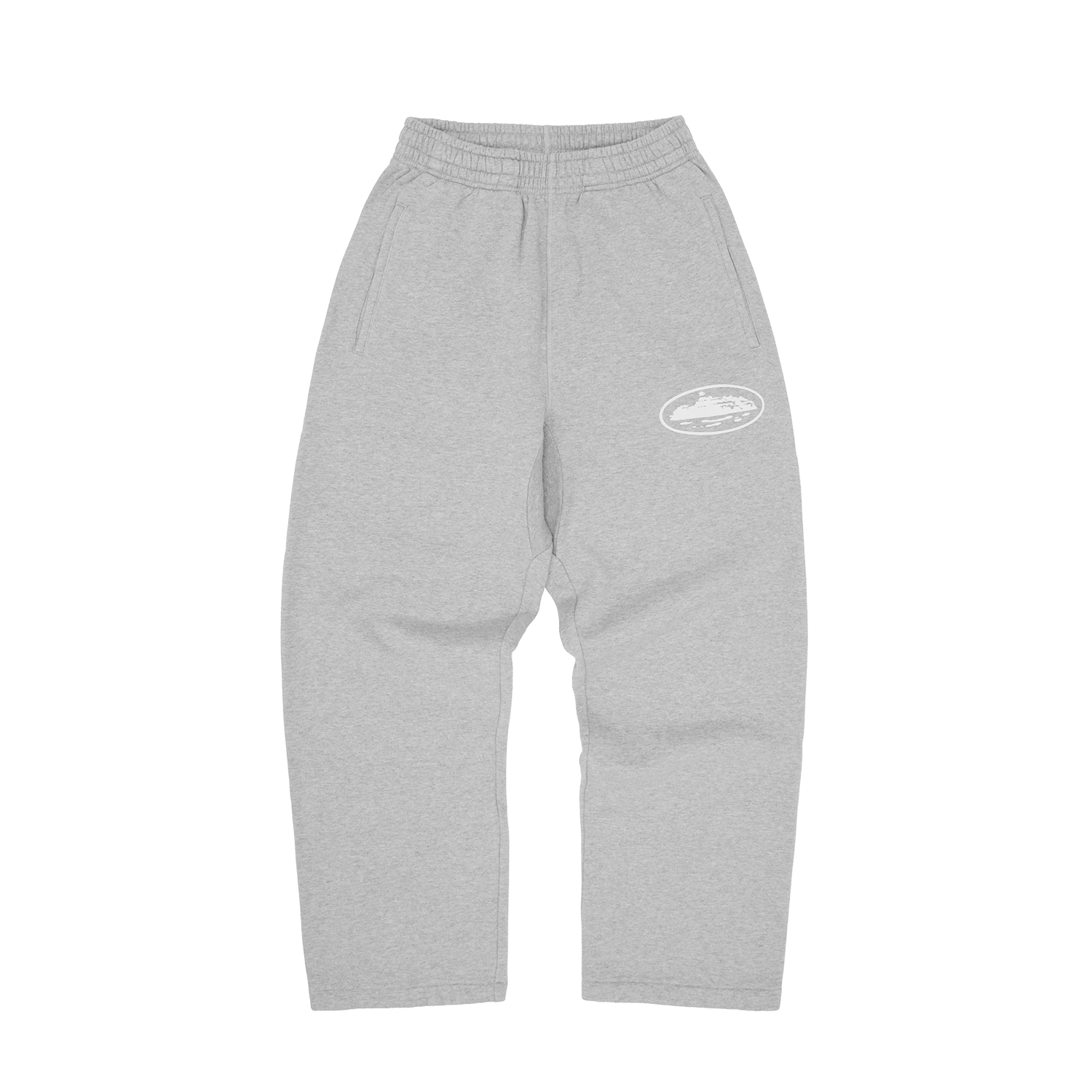 Corteiz Island Puff Print Sweatpant Heather Grey