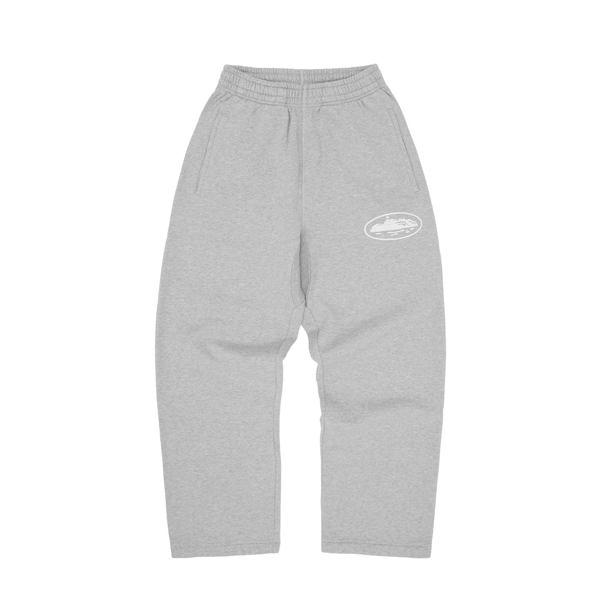 Corteiz Island Puff Print Sweatpant Heather Grey