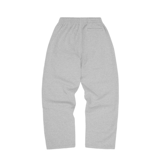 Corteiz Island Puff Print Sweatpant Heather Grey back