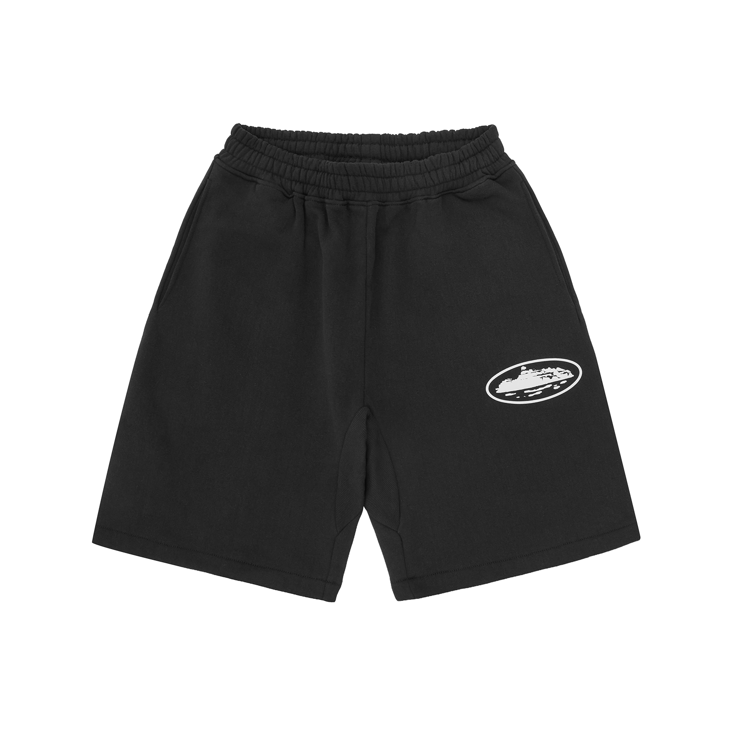 Corteiz Island Puff Print Sweatshort Black