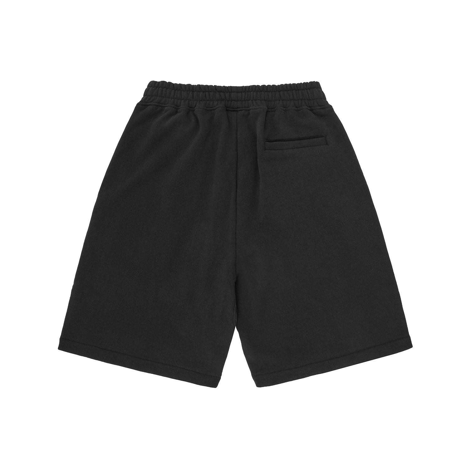 Corteiz Island Puff Print Sweatshort Black back
