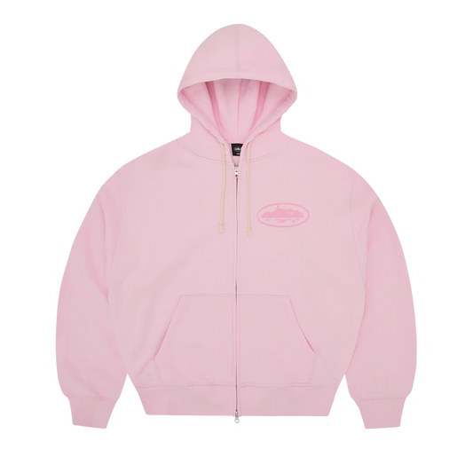 Corteiz Island Knockout Zip Pink
