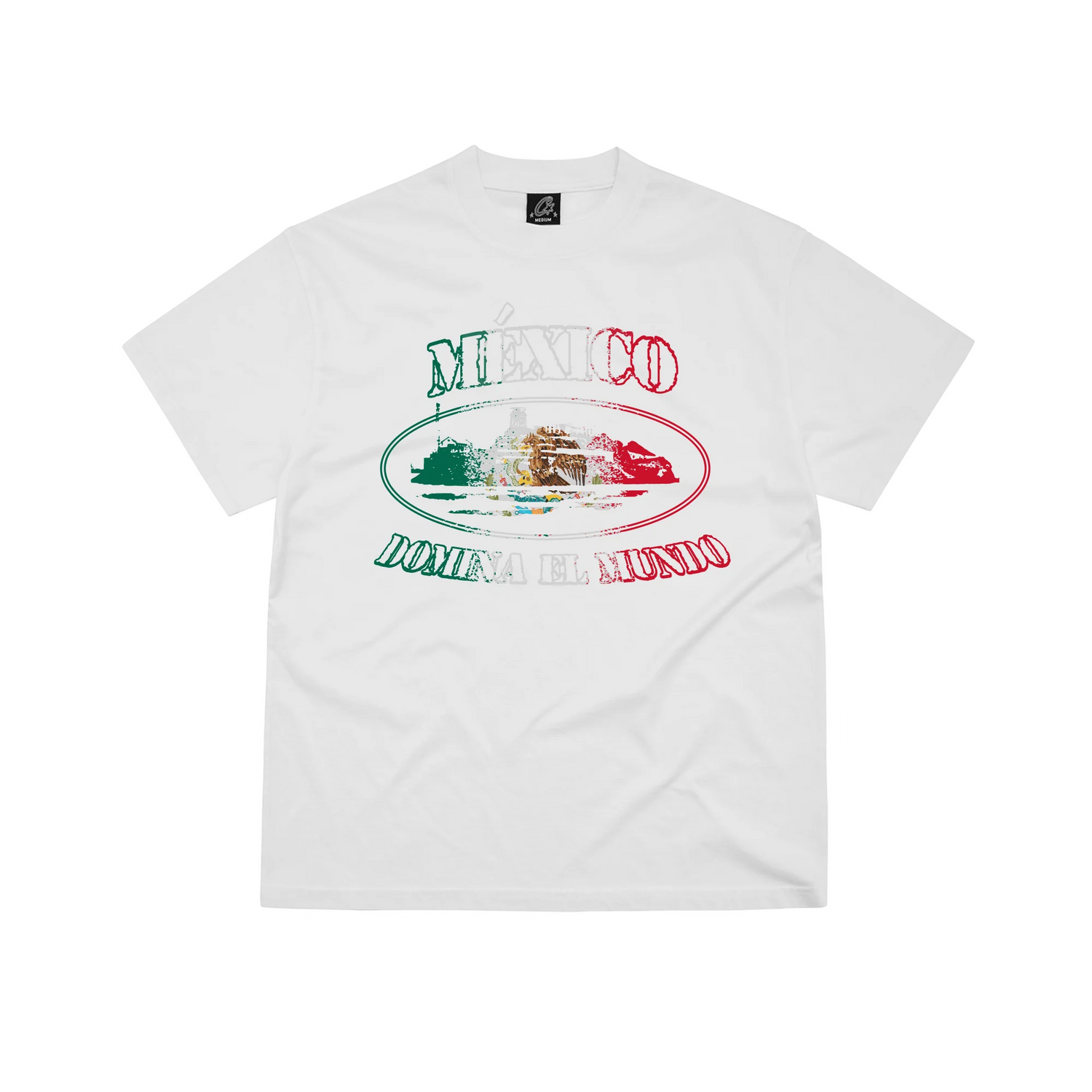 Corteiz Mexico Alcatraz Tee White