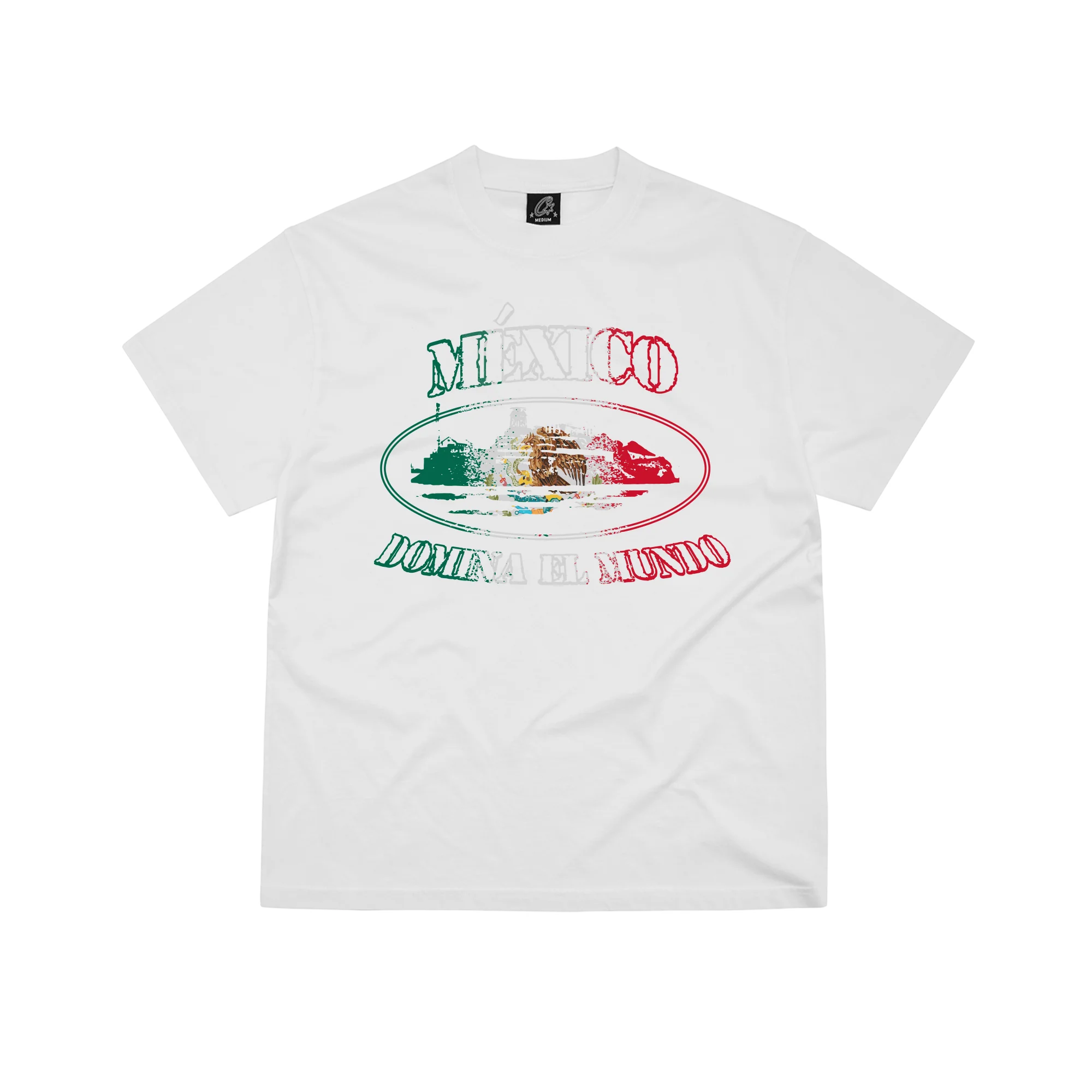 Corteiz Mexico Alcatraz Tee White