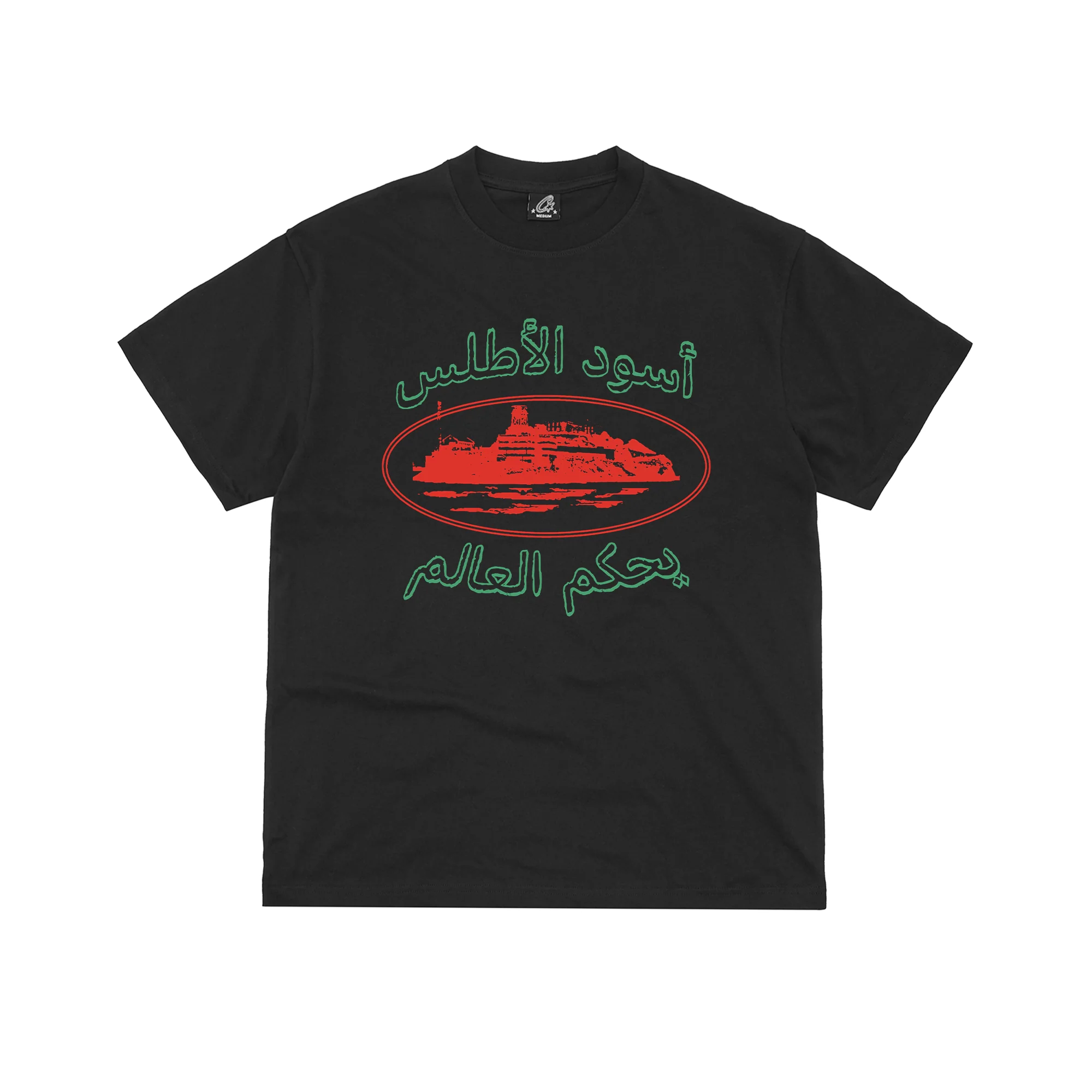 Corteiz Morrrocco Alcatraz Tee Black