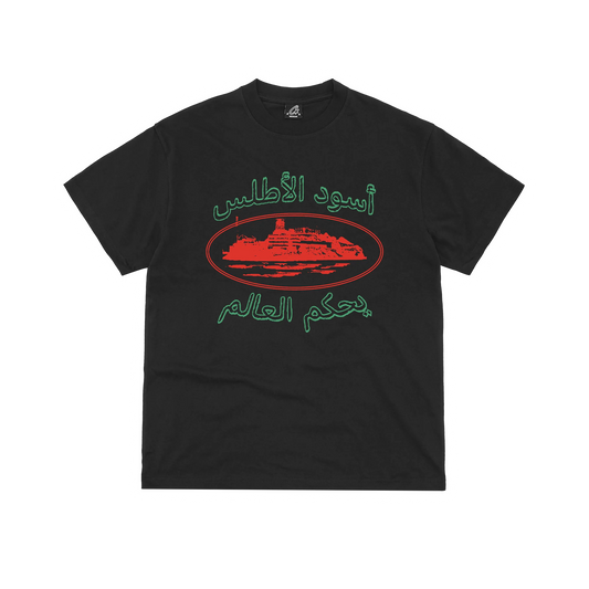 Corteiz Morrrocco Alcatraz Tee Black