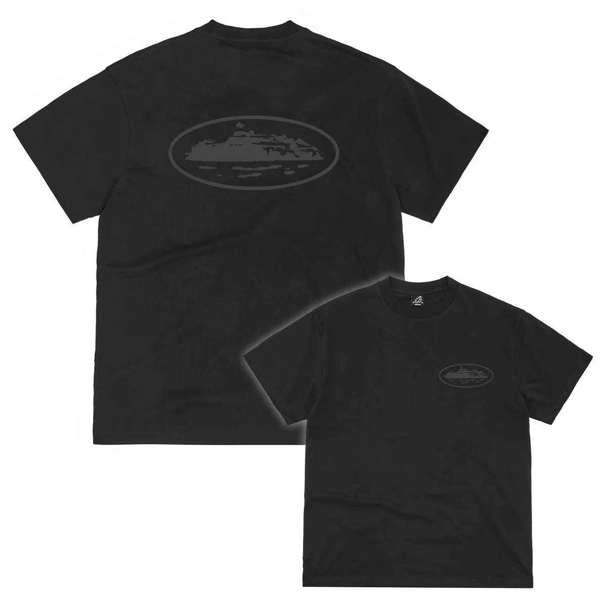 Corteiz OG island Tee Reflective Black