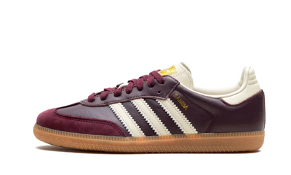 Adidas Samba OG Maroon Gold Metallic