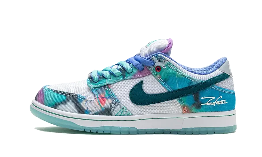 SB Dunk Low Futura Laboratories Bleached Aqua