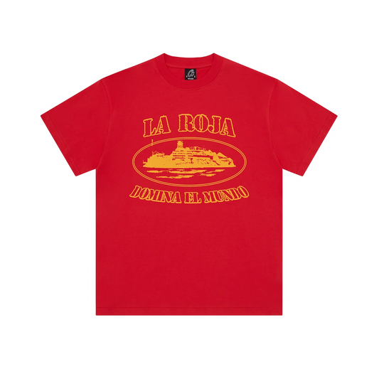 Corteiz Spain Aclatraz Tee Red