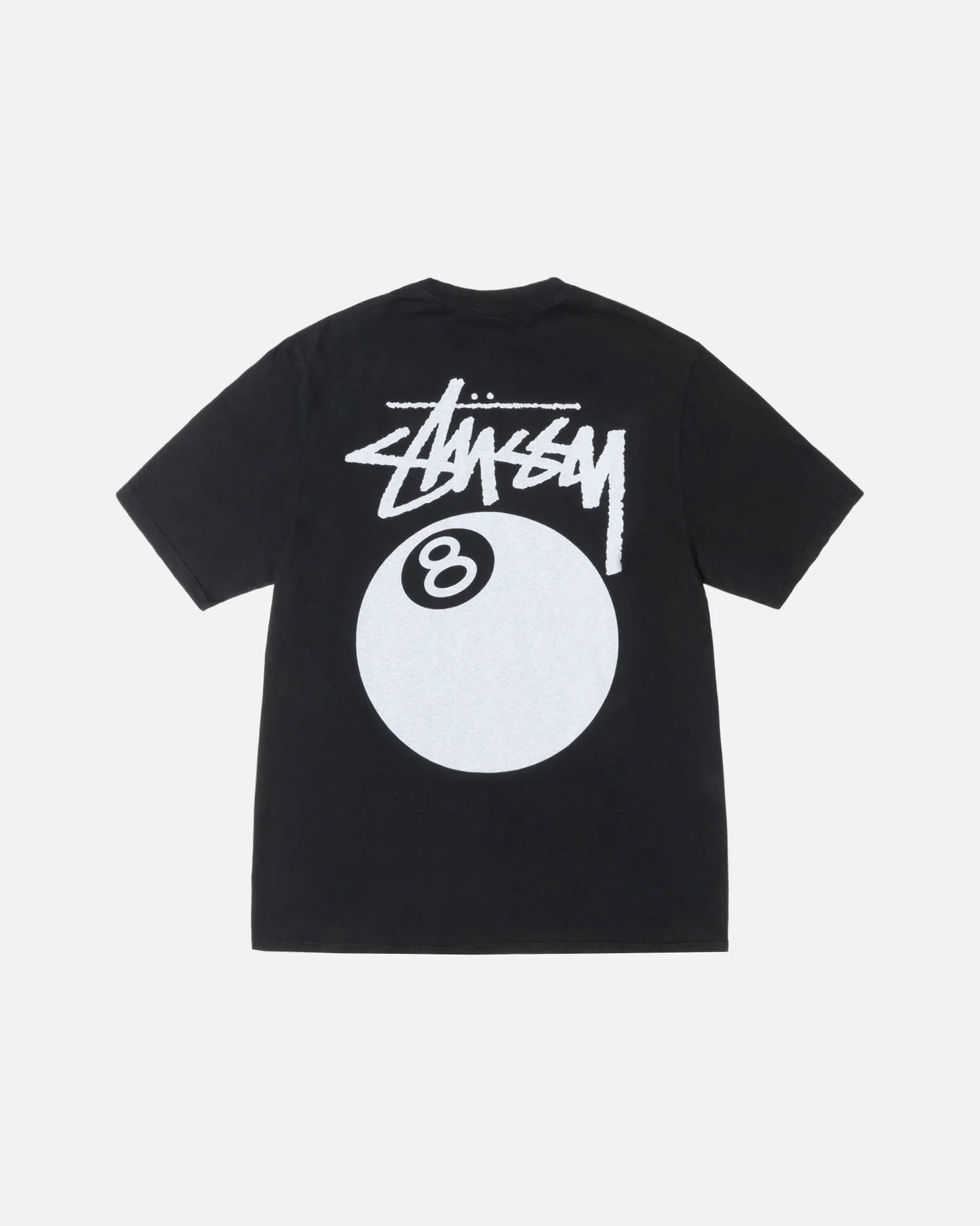 Stussy 8 Ball Tee Pigment  Dyed Black