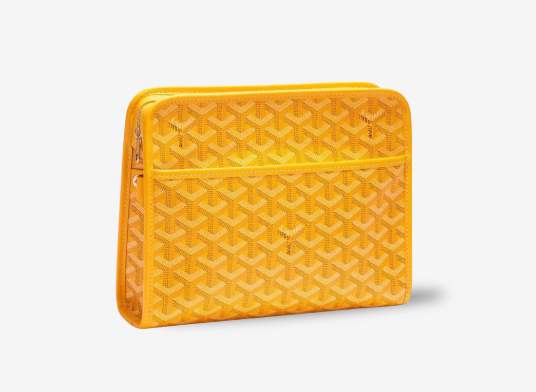 Goyard Jouvence Toiletry Bag MM Yellow