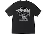 Stussy Classic Gear Pigment Dyed Tee Black